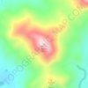 Carte topographique Mount Adams, altitude, relief