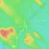 Carte topographique Polcirkeln, altitude, relief