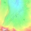 Carte topographique Sorgenti della Dora di Rhemes, altitude, relief