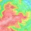 Carte topographique Oberpreuschwitz, altitude, relief