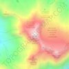 Carte topographique Monte Nevoso - Schneebiger Nock, altitude, relief