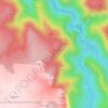 Carte topographique Estrecho de Valdepedro, altitude, relief