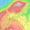 Carte topographique Scaria, altitude, relief