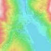 Carte topographique Froia, altitude, relief