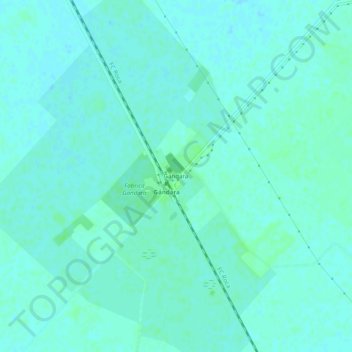 Carte topographique Gándara, altitude, relief