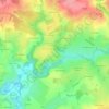 Carte topographique Les Granges, altitude, relief