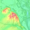 Carte topographique Monte, altitude, relief