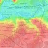 Carte topographique Noisiel, altitude, relief