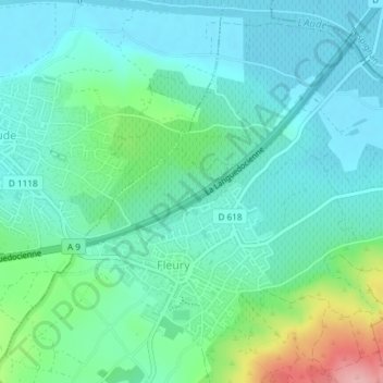 Carte topographique Mario, altitude, relief