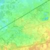 Carte topographique Dekpriem, altitude, relief