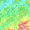 Carte topographique Langenthal, altitude, relief