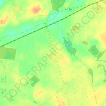 Carte topographique Zarchlin, altitude, relief