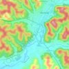 Carte topographique Brady, altitude, relief