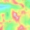 Carte topographique Mount Oso, altitude, relief