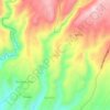 Carte topographique Saren, altitude, relief