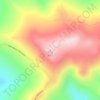 Carte topographique Mount Choke, altitude, relief