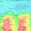 Carte topographique Teisbach, altitude, relief