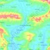 Carte topographique Karangsambung, altitude, relief