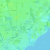Carte topographique Bayshore Village, altitude, relief
