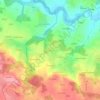 Carte topographique Le Budy, altitude, relief