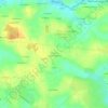 Carte topographique Les Glénans, altitude, relief