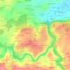 Carte topographique Cariou, altitude, relief