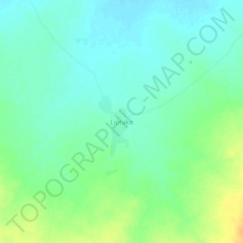 Carte topographique Liptako, altitude, relief