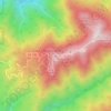Carte topographique Mount Hamilton, altitude, relief
