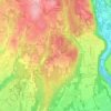 Carte topographique Rovate, altitude, relief