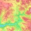Carte topographique Herzogwind, altitude, relief