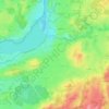 Carte topographique Urspring, altitude, relief