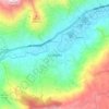 Carte topographique Girardota, altitude, relief