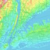 Carte topographique Twin Island, altitude, relief