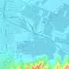 Carte topographique Riverlands, altitude, relief