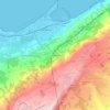 Carte topographique Longobardi, altitude, relief