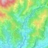 Carte topographique Ponteacqua, altitude, relief