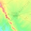 Carte topographique Jijiga, altitude, relief
