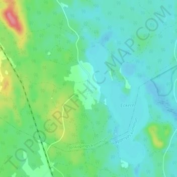 Carte topographique Sjöhult, altitude, relief