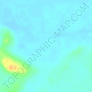 Carte topographique Er Rachîd, altitude, relief