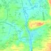 Carte topographique Le Champ Sous le Bois, altitude, relief