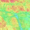 Carte topographique Finspång, altitude, relief