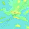 Carte topographique Cat Lake, altitude, relief