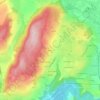 Carte topographique Marny, altitude, relief