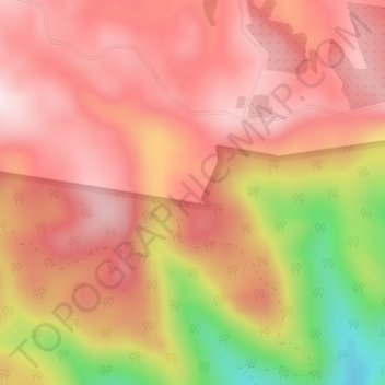 Carte topographique Bellthorpe, altitude, relief