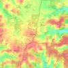 Carte topographique Manjimup, altitude, relief