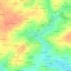 Carte topographique Courbette, altitude, relief