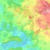 Carte topographique Dweerbeek, altitude, relief