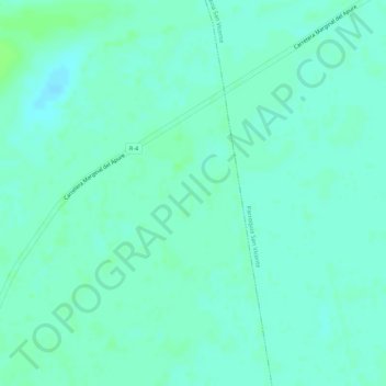Carte topographique El Palaciero, altitude, relief