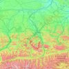 Carte topographique Berchtesgadener Land, altitude, relief