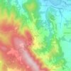 Carte topographique Altrocanto, altitude, relief
